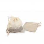 Un sachet de thé lavable et réutilisable, zéro déchets, pour faire infuser la Tisane Africaine de Karethic