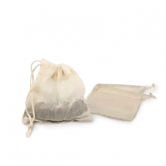 Un sachet de thé lavable et réutilisable, zéro déchets, pour faire infuser la Tisane Africaine de Karethic